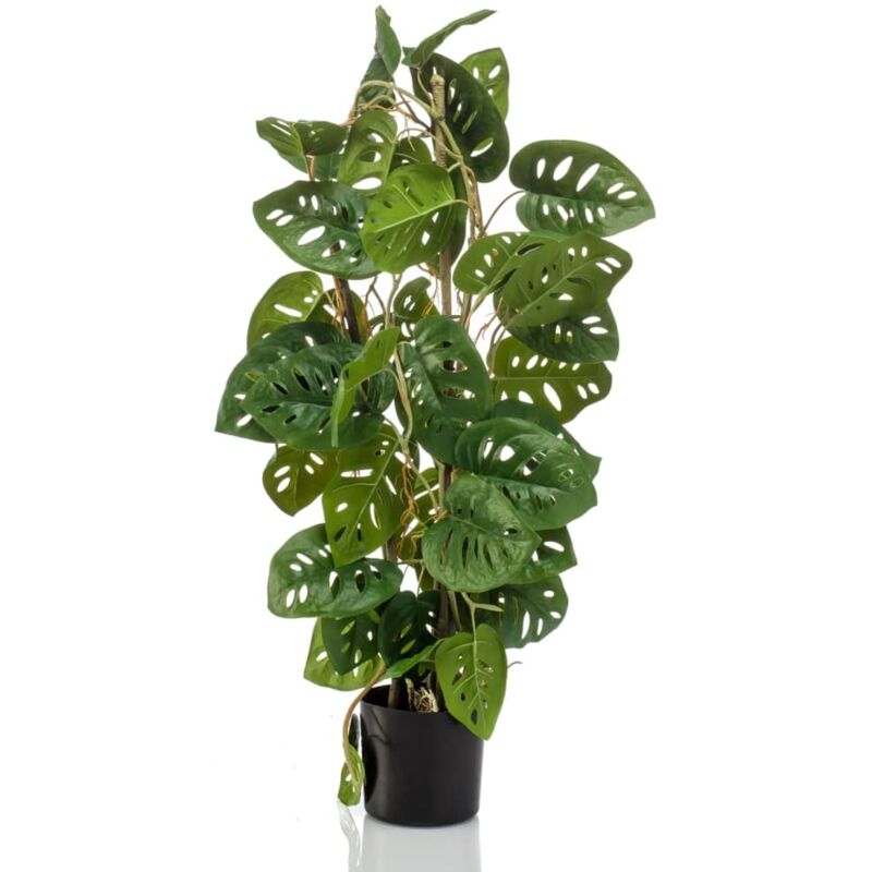 Emerald - Monstera artificiel Monkey 75 cm en pot