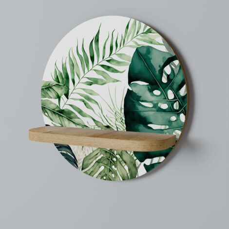 MONSTERA DREAM Rundes Regal