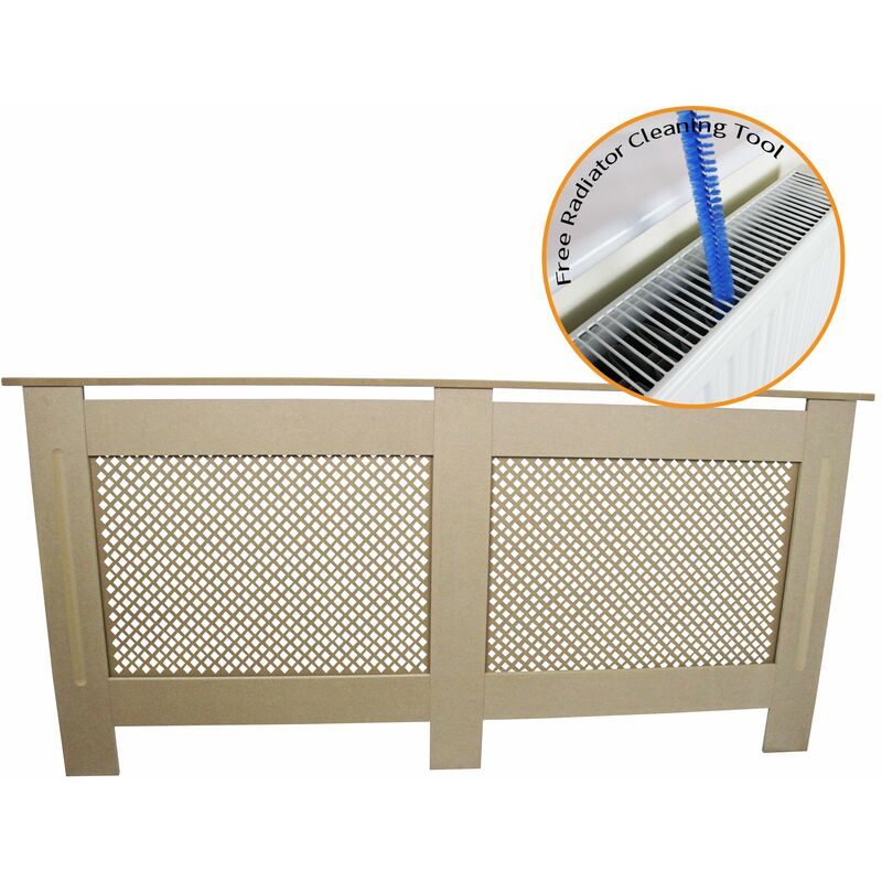 MonsterShop Cache  Radiateur   Motif Grillag  en MDF 