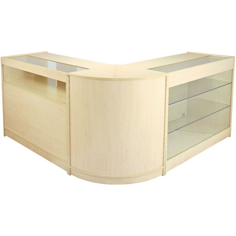 MonsterShop Pisces Retail Display Shop Counters Set & Glass