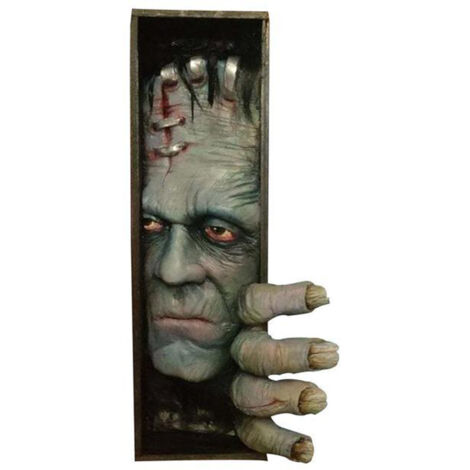 Monsterskulptur aus Kunstharz, Regaldekoration – Halloween-Geschenkidee für Studenten