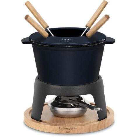MONT D'ARBOIS Ensemble de fondue blanc LA FONDERIE 1890