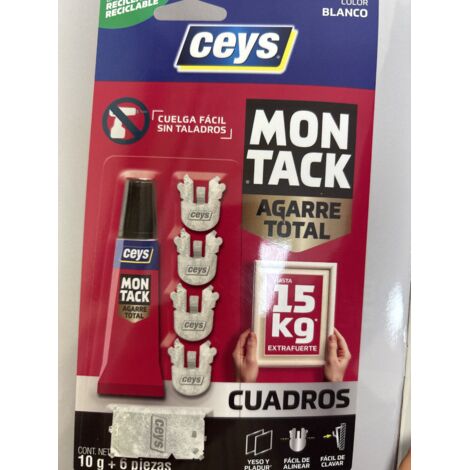 Montack agarre total cuadros 10 g + 6 piezas