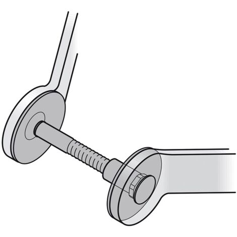Montage Poignée de porte M8 MHK-porte M8 Gr6615+16 TS64-73