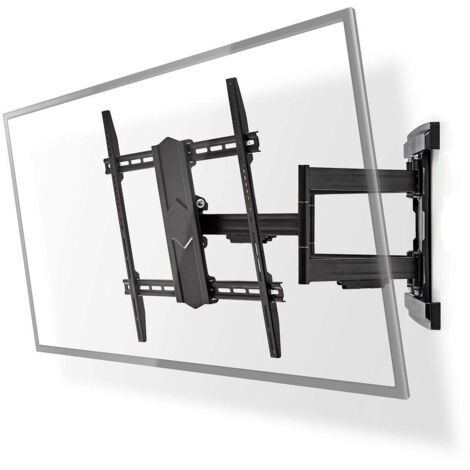 Montage tv mural mouvement integral 43 - 100 - poids decran maximal pris en charge 70 kg inclinable rotatif distance minimale du mur 70 mm distance maximale du mur 800 mm 3 points