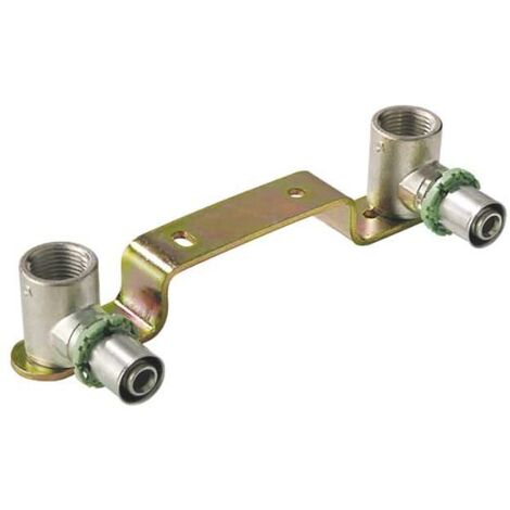 Montageeinheit 150mm Pressfitting, 1/2" IG, 3/4" AG, Ausführung: 16mm, 1/2"