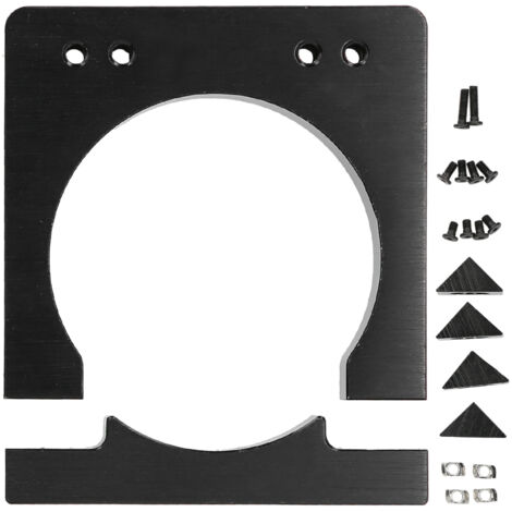 Montagehalterung für den Spindelmotor einer CNC-Graviermaschine mit Befestigungsmaterial