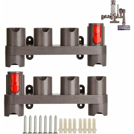 Montagehalterung für Dyson V15 V7 V11 V8 V10 Absolute Animal Trigger Motorhead Oversize Detect Staubsauger-Zubehör-Organizer mit Dehnschrauben, Verwendung an Dockingstation oder Ständer