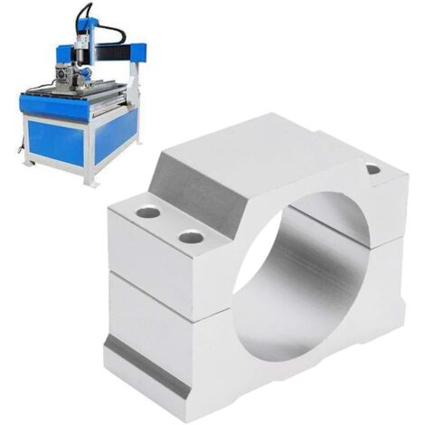 Montagehalterung für Graviermotor, 52 mm Durchmesser, mit vier Befestigungsschrauben, Zubehör für CNC-Fräsmaschine