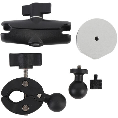 Montagehalterung – Universaladapter für Mini-Antennen – Halterung aus Aluminiumlegierung mit verstellbarer Klemme für Gestelle, Klemmen und Stative