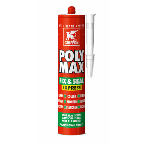 Montagekleber fÃ¼r alle Materialien Polymax 425G SCHWARZ