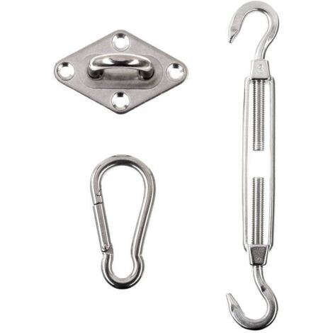 Montageset für Sonnensegel - 20 cm