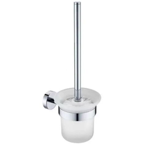 (Montaggio a parete) Scopino per WC, Scopino per WC, Scopino e supporto per WC, Kit per la pulizia del bagno, Scopino per WC