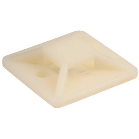 Montaggio fascette inline cable tie mount adesivo 40x40 mm