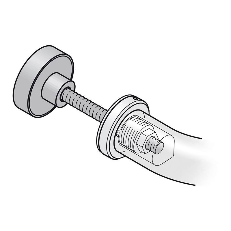 

Montaje Pomo de puerta .M6 m para MHK-puerta ,TS 75-84 Alu F1