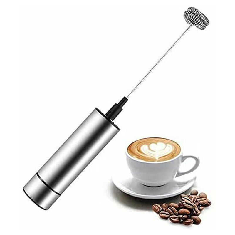 Image of Montalatte elettrico, Montalatte, Montalatte in acciaio inossidabile e Schiuma fredda per caffè, espresso, latte macchiato, cappuccino