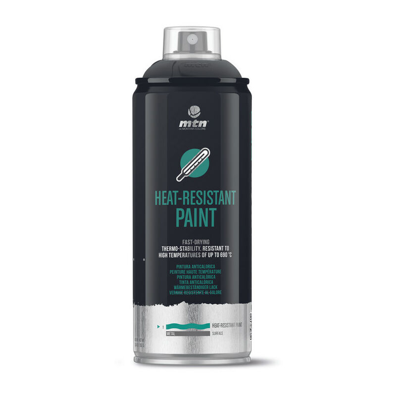 

Spray Alta Temperatura Negro 400ml - Montana Colors