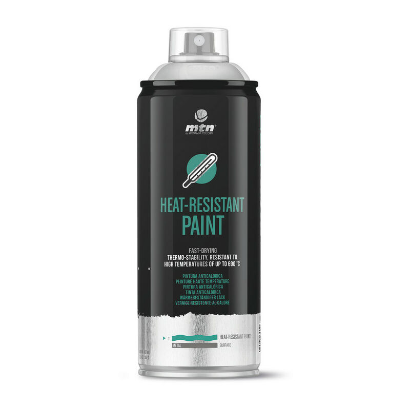 

Spray Alta Temperatura Plata 400ml - Montana Colors
