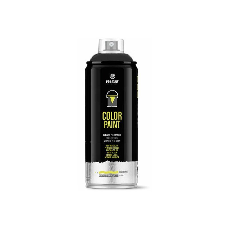 

Spray Negro Mate 400ml - Montana Colors