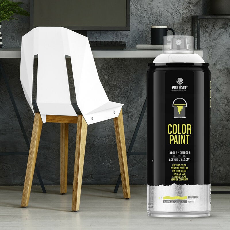 

Spray Ral Acrílico R-9010 Blanco 400ml - RAL-9010 Blanco - Montana Colors