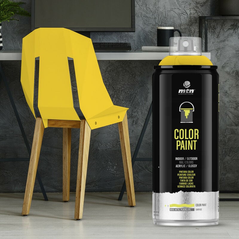 

Spray Ral Acrílico R-1021 Amarillo Colza 400ml - Montana Colors