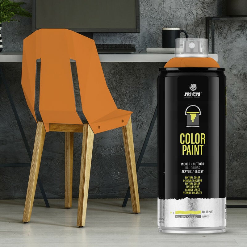 

Spray Ral Acrílico R-2004 Naranja Puro 400ml - Montana Colors