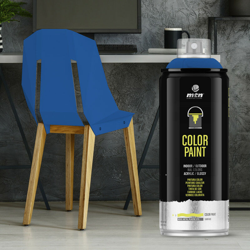 

Spray Ral Acrílico R-5010 Azul Genclana 400ml - Montana Colors