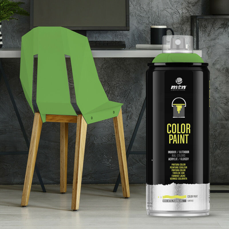 

Spray Ral Acrílico R-6018 Verde Amarillento 400ml - Montana Colors
