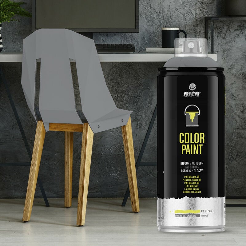 

Spray Ral Acrílico R-7040 Gris Ventana 400ml - Montana Colors