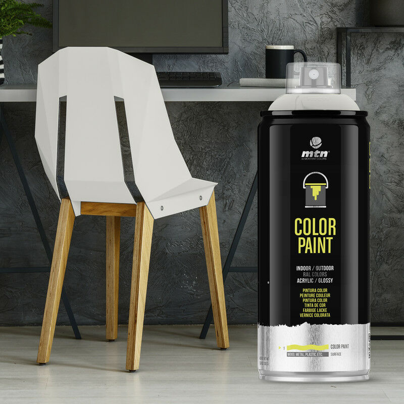 

Spray Ral Acrílico R-9002 Blanco Grisáceo 400ml - Montana Colors