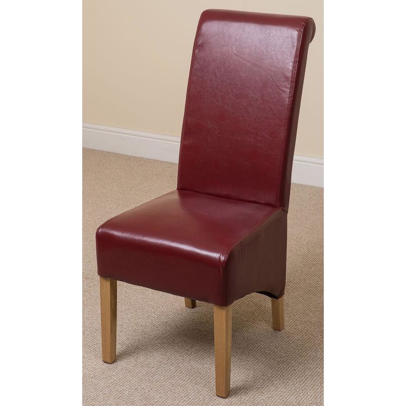 Montana Dining Chair [Burgundy Leather]