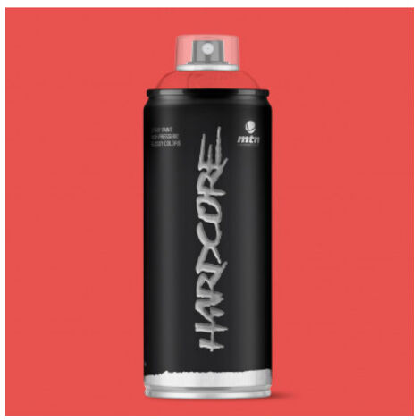 Montana Hardcore Spray |Finition Brillante | Rouge Colorado 400ml | Montana Colors