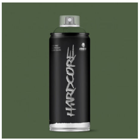 Montana Hardcore Spray |Finition Brillante | Vert olive 400ml | Montana Colors