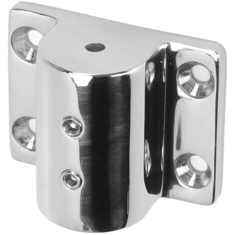 Montant Rectangulaire en Acier Inox 316 pour Main Courante Marine, Base de Pilier avec Trou 7/8 Pouce