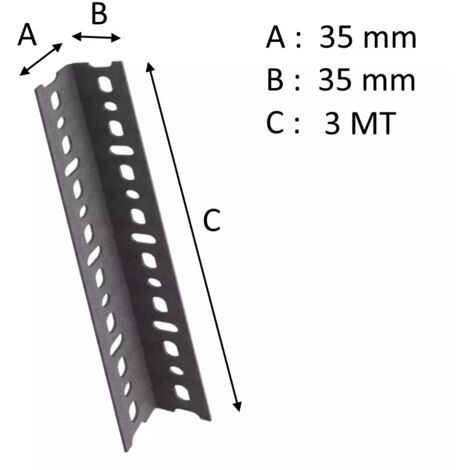 MONTANTE ANGOLARE X SCAFFALATURE 35 X 35 MT 3
