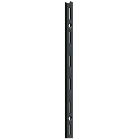 Montante per cremagliera rettangolare Masidef 50 cm finitura nero