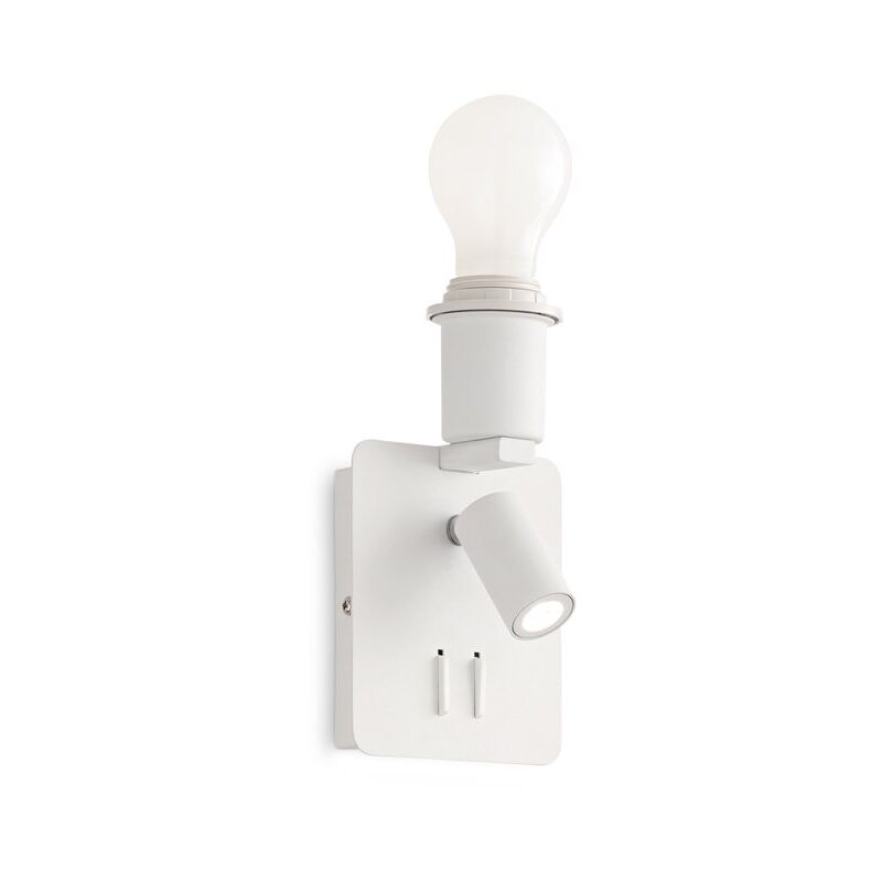 Ideal Lux - Applique Moderna Gea Metallo Bianco 2 Luci E27
