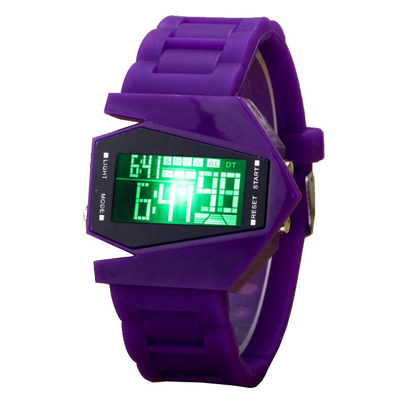 Fei Yu - Montre-bracelet électronique Montre d'avion Montre-bracelet de personnalité d'avion numérique