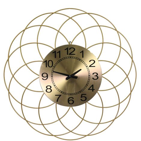 Montre en métal doré ø53,3x3,8 cm