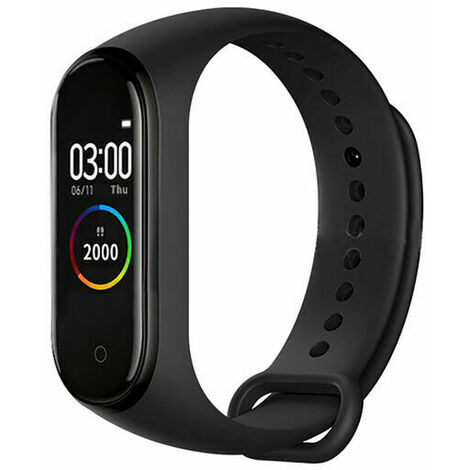 Montre intelligente M4 Fitness Tracker Fréquence cardiaque Pression artérielle Nombre de pas Montres Sport
