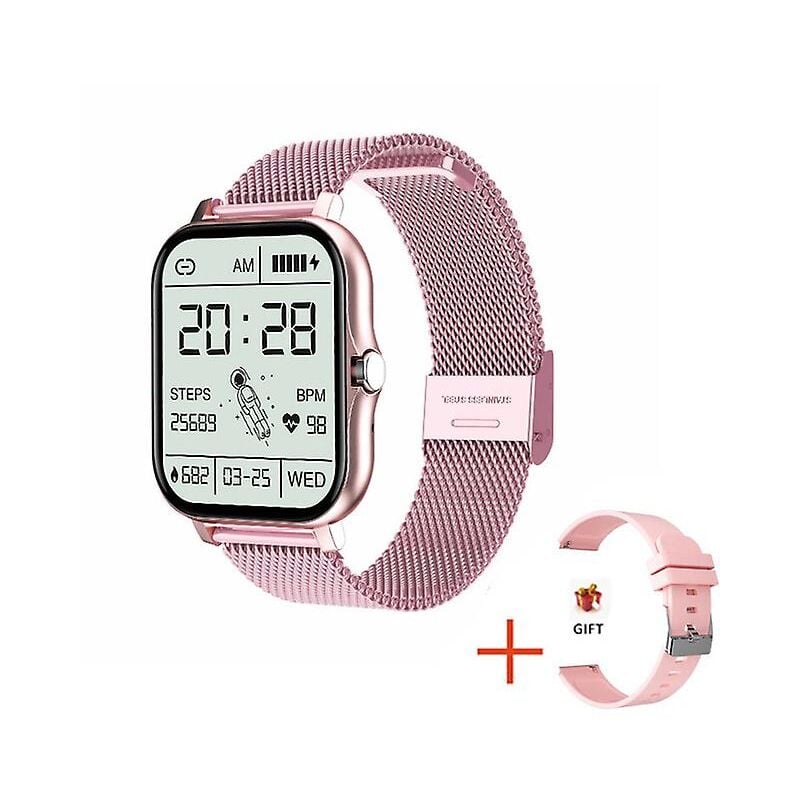 Fei Yu - Montre intelligente pour femme et homme avec écran tactile de 1,69 pouce