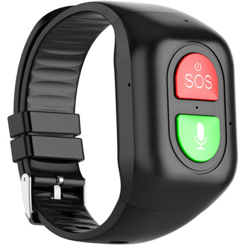 Montre intelligente pour personnes âgées – Bouton panique SOS – GPS/LBS/WIFI – Autonomie 5 à 7 jours – Compatible 4G