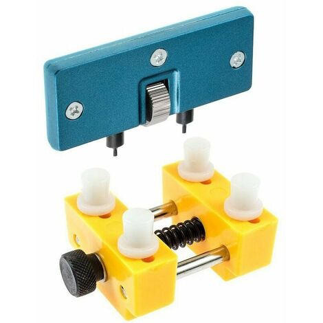 Montre Mouvement Fixateur Horloger R��paration - 2 pc Montre r��glable Ouvre Coque arri��re Presse Closer Dissolvant Outil montre kit r��paration Remover Outil de support