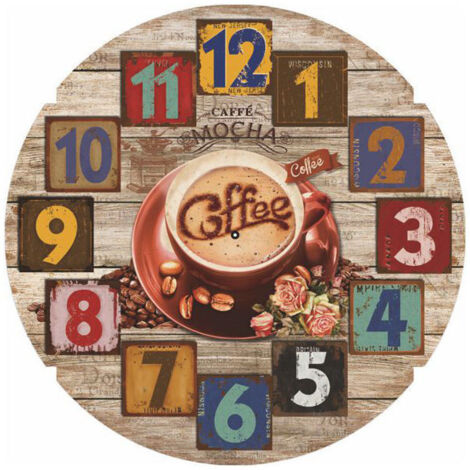 Montre Murale Coffee Patch Cm 30 Xtra 10886