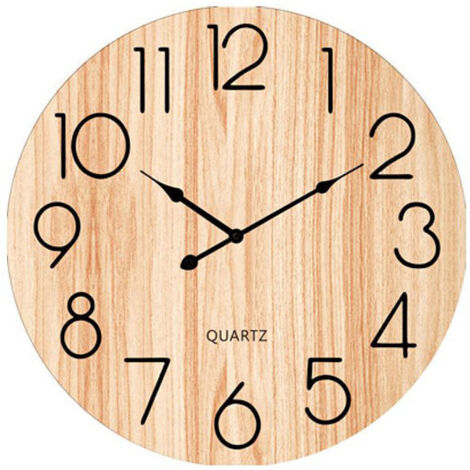 Montre Murale en Bois 30 cm Xtra 10884