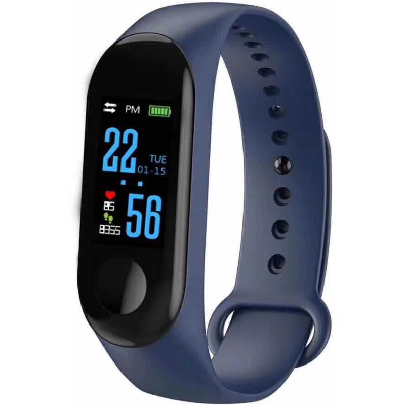 Fei Yu - Montre numérique intelligente avec podomètre et pression artérielle, bracelet de suivi d'activité physique étanche pour iOS et Android