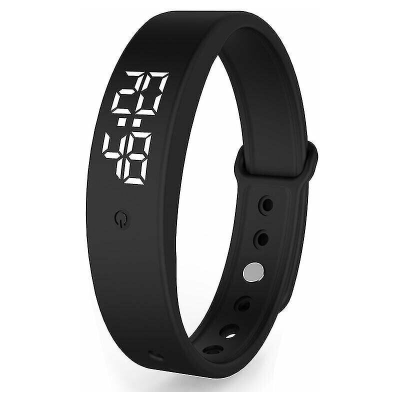 Feiyue - Montre Pivotell Vibratime avec rappel vibrant - Jusqu'à 10 alarmes quotidiennes - Noir