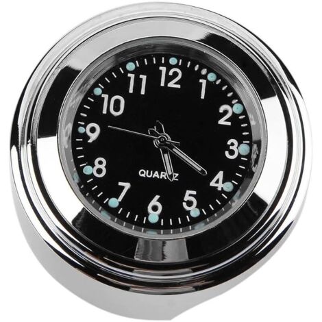 Montre pour Moto, Étanche, 22/25 mm, Noir