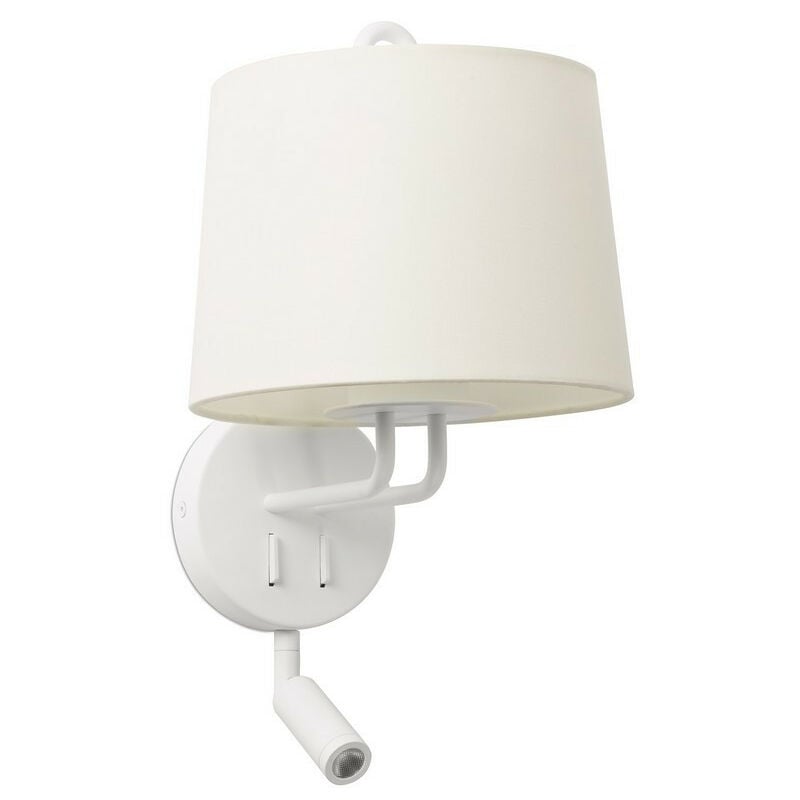 Faro Barcelona - Faro montreal - Reading Light Wall Light White, E27