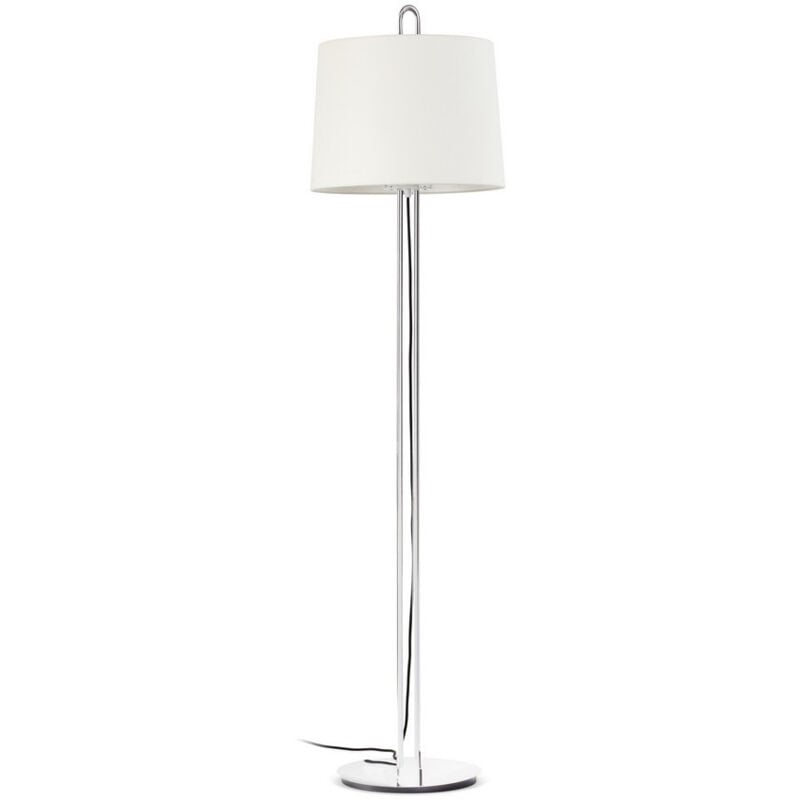 Faro Barcelona - Faro montreal - Lampadaire Abat-jour Tappered Rond Blanc, E27